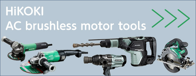 HiKOKI AC brushless motor tools lineup