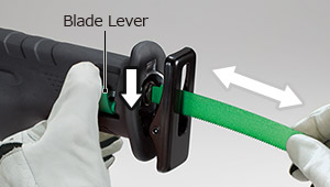 Tool-less Blade Change