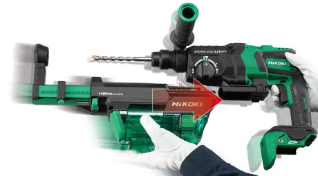 Hikoki Cordless Rotary Hammer Drill (DH36DPE) Detachable Image